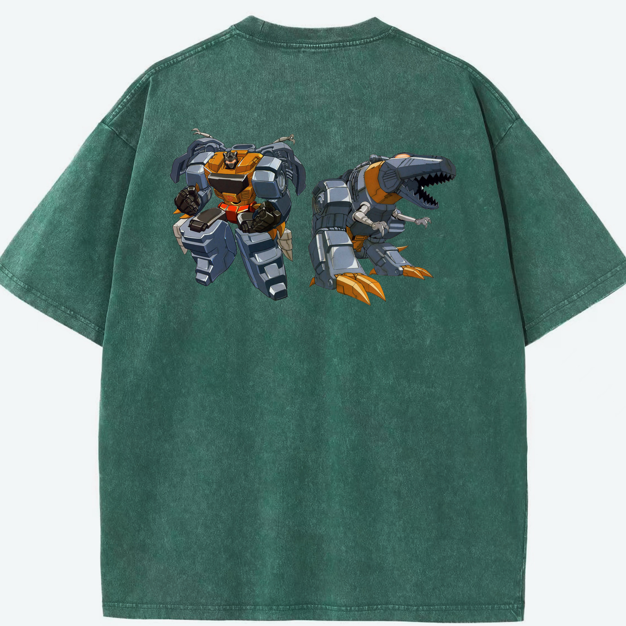 （画像用）  綿100% ヴィンテージ風 半袖Tシャツ（背面プリント）